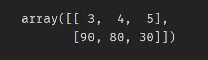 how to create NumPy array from list