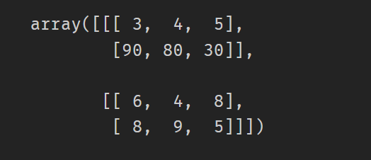 how to create NumPy array from list